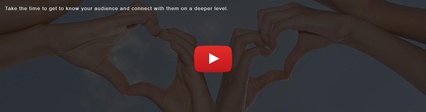 Take the time to get to know your audience and connect with them on a deeper level.