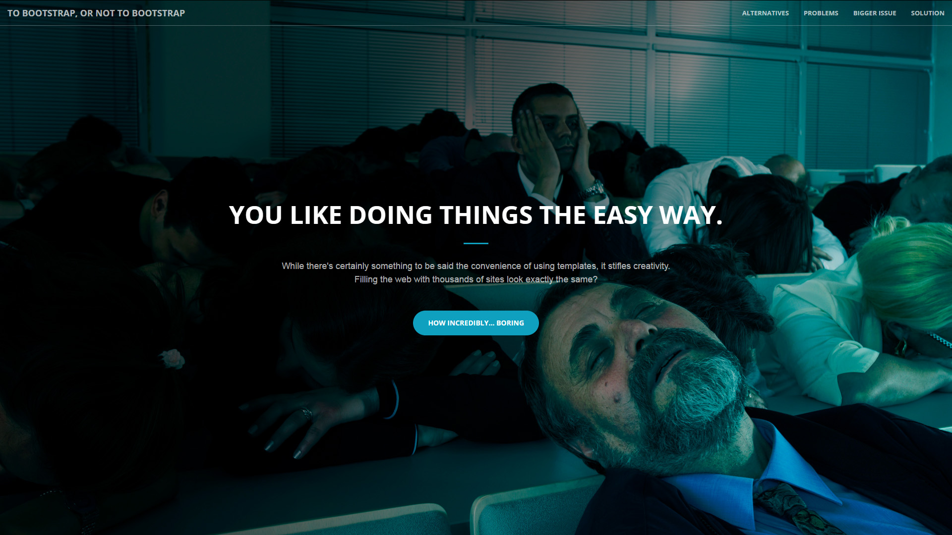Example of a Template Website